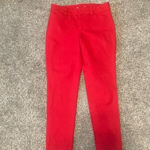 Old Navy Pixie High Rise Red Pants
